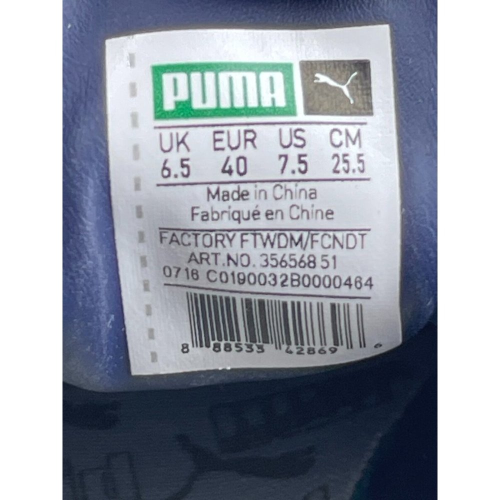 Puma Men's Classic Xxi Sneakers Blue Suede Casual Low Top Lace Up US Size 7.5 - Picture 13 of 16